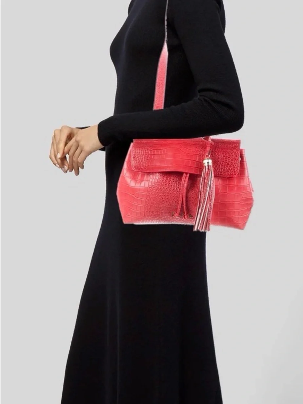 Carlos Falchi stylish red